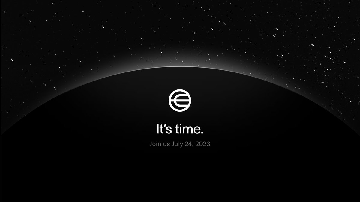 RT @worldcoin: It's time. 24.7.23 https://t.co/9oHW4DIMJX