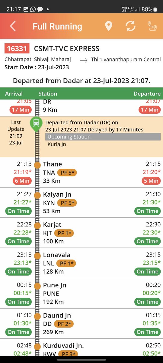 SARANGSGS's tweet photo. @RailMinIndia NTES shows platform no. 5 and Station shows platform no. 7. No prior announcement. How will senior citizens/ pregnant women run and change platforms? How to trust government apps? https://t.co/FybA7ZNNxF