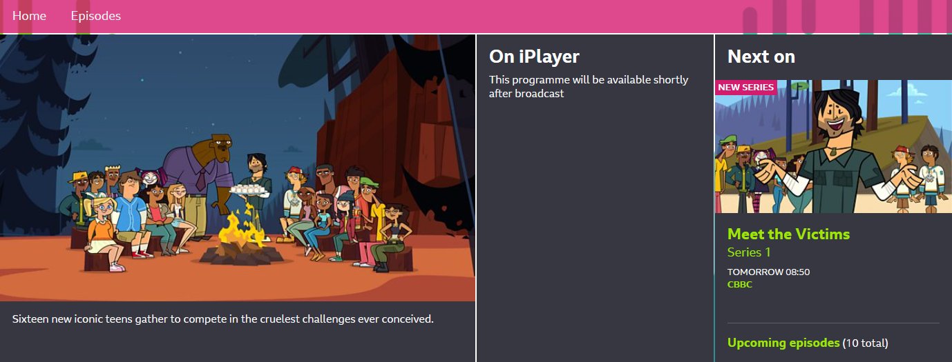 TOTAL DRAMA ARRIVES ON CBBC IN UK