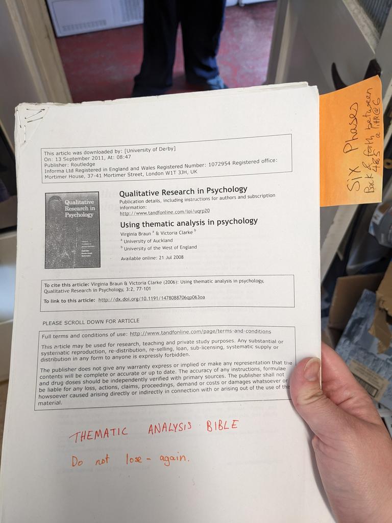 Clearing out @kyfcheung's PhD files from his research completed around 10 years ago. Clearly this was an important paper for a largely quantitative researcher 📚. Made me laugh @ginnybraun and @drvicclarke 🤣