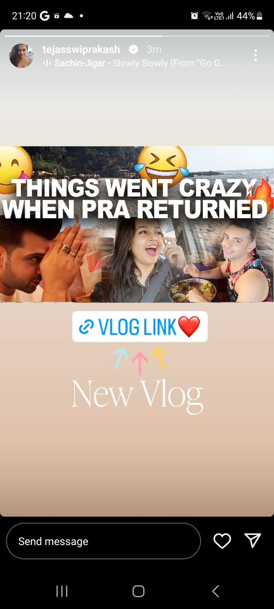 TejranL's tweet photo. New vlog🤩🤩
#TejRan
https://t.co/c8dBwowmyW https://t.co/yeB5xNjuTl