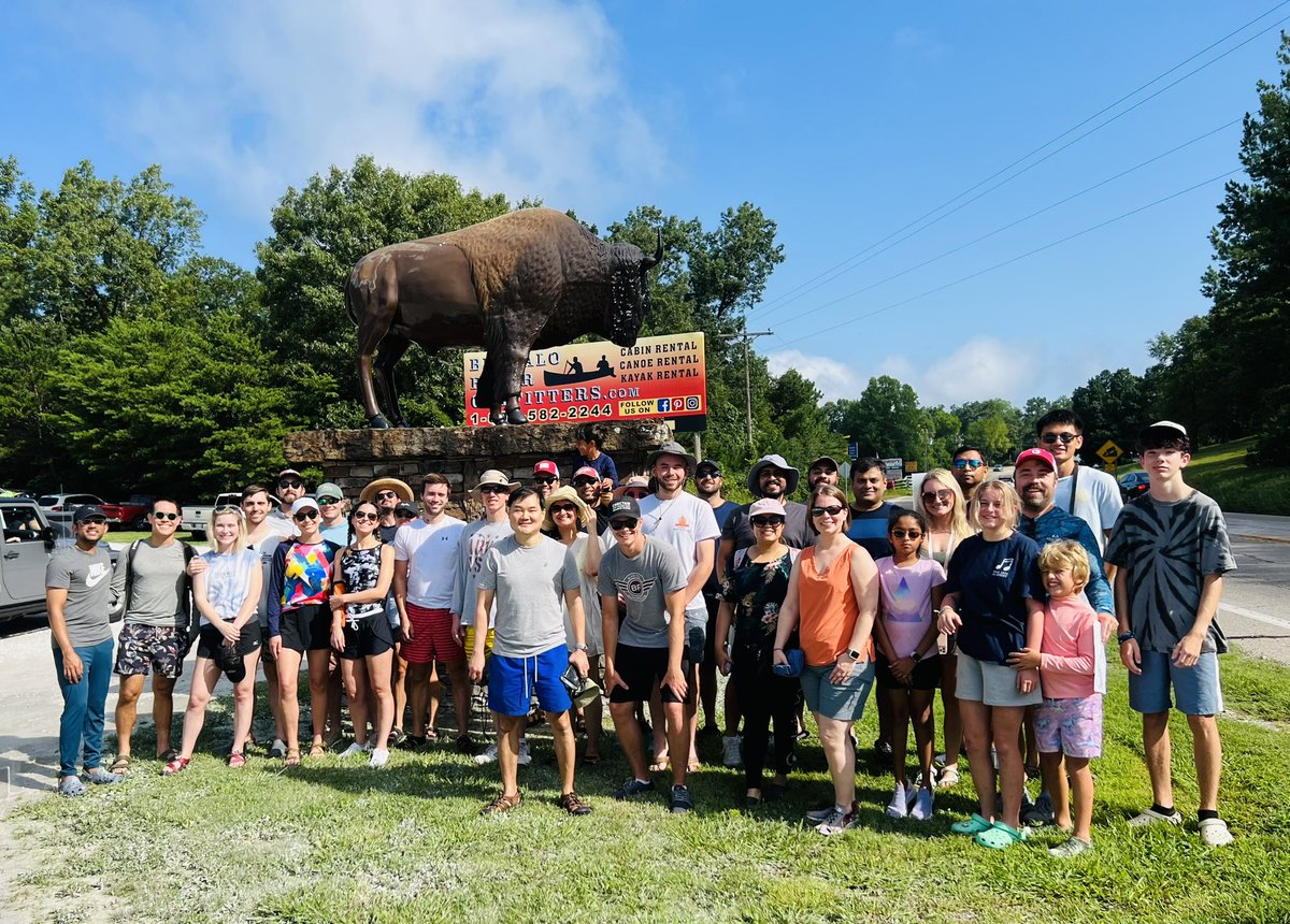 The annual canoe 🛶 trip to Buffalo river, thanks for organizing this again! @jmeichhorn @UAMSRadiology @uams_ir @UAMS_RIG @theshadowfixer #teambuilding #Arkansas