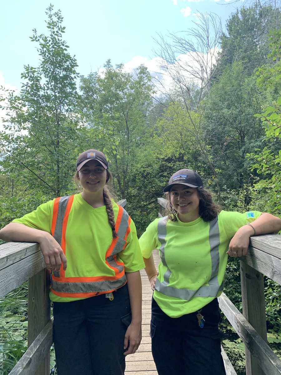 Happy #StaffSunday

Meet Sierra and Mack!

Sierra is a Senior Maintenance Student and Mack is a Maintenance Student this season at Rideau, this being Sierra's 3rd season and Mack's 1st!

Their camping tip is to make sure you hike the Shoreline trail to see Rideau's wildlife!