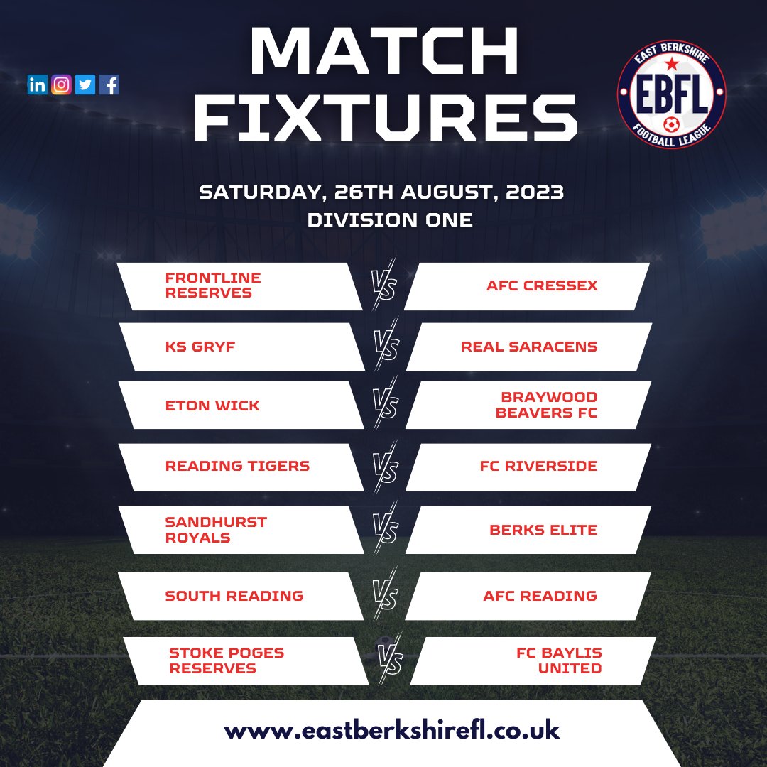 East Berkshire Football League tweet media