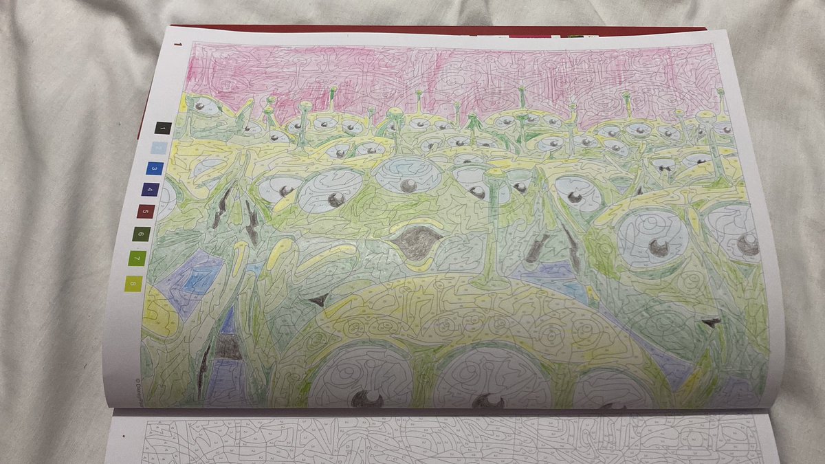 IsabelleBoal's tweet photo. My first page of my Disney mystery colouring book https://t.co/Bx8VNeHSfC