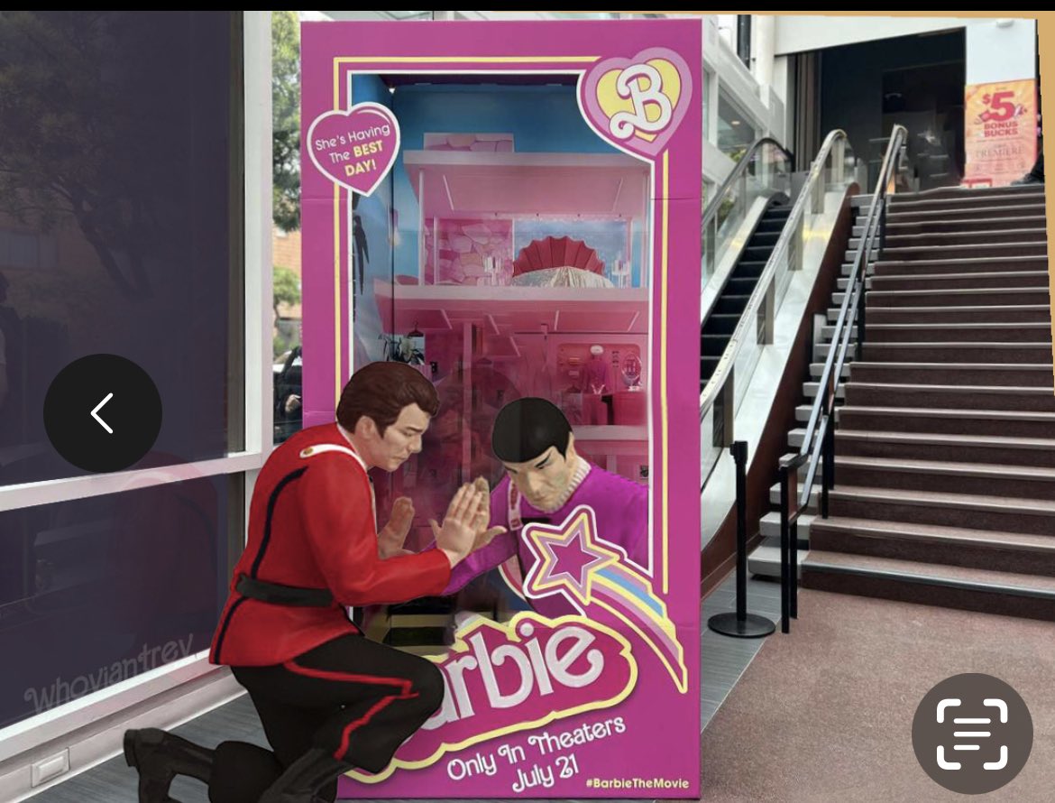 WHO DID THIS 🖖 

#Barbie #TWOK