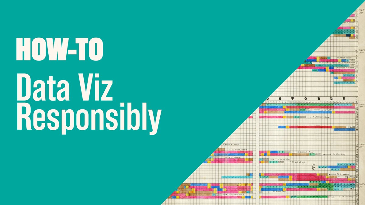 Good design doesn't always mean ethical design. What should you consider to dataviz responsibly?

In our most recent #ElevateShow, we talk about our different experiences and guardrails we use for our work.

youtu.be/moCpkFwouH0