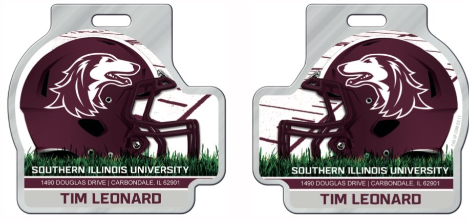 Football coach and staff bag tags on the way!