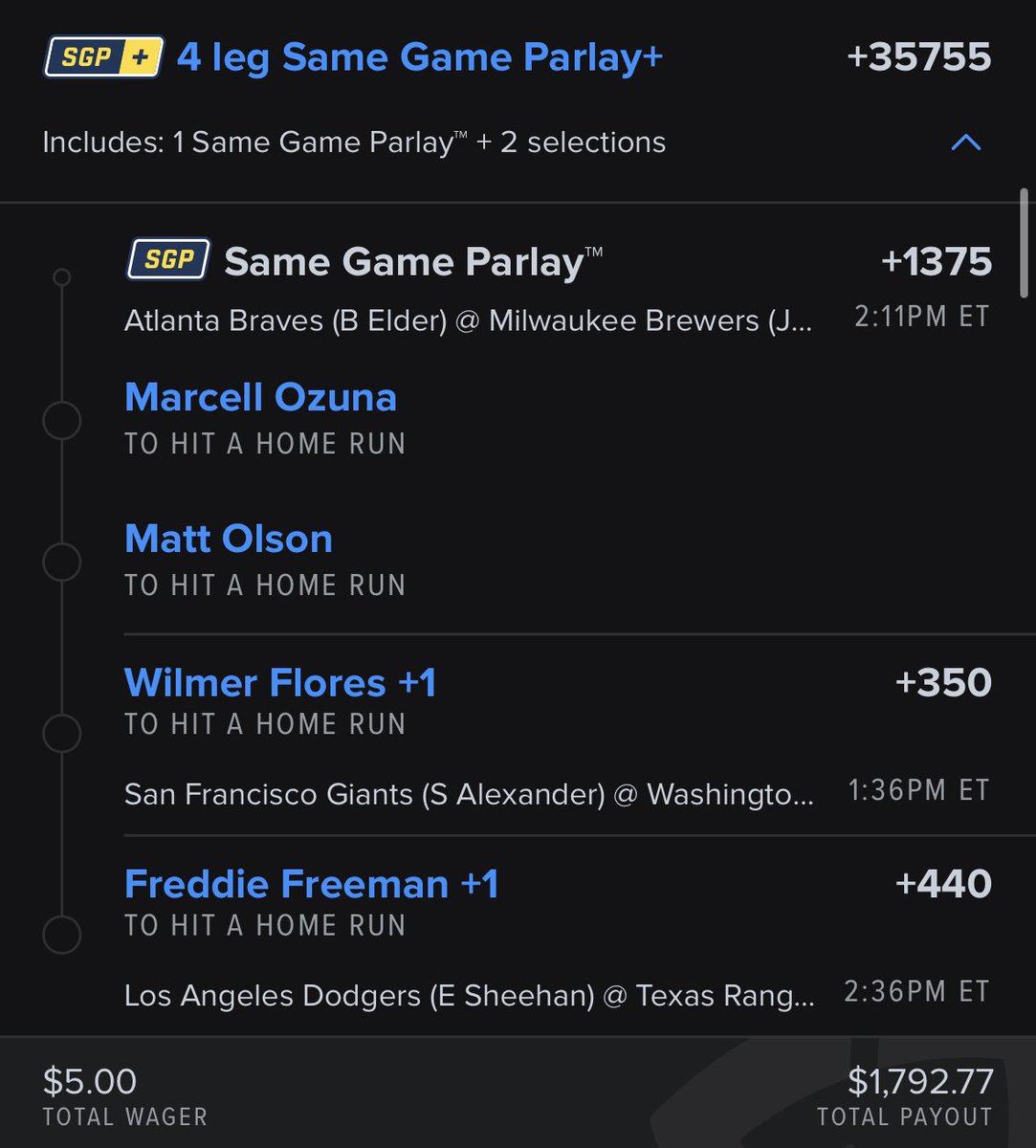 Our team is back as a community and voted on 4 guys togo yard.
Is this the winner? 
#GambingTwitter #LGM  #MLB #DirtyWater  #RaysUp  #STLfly #ThisIsMyCrew  #MakeItMiami  #TogetherRoyal #RepBX  #NATITUDE  #MNTwins  #Birdland  #NextLevel  #ATOBTTR  #SFGameUp #StraightUpTX…