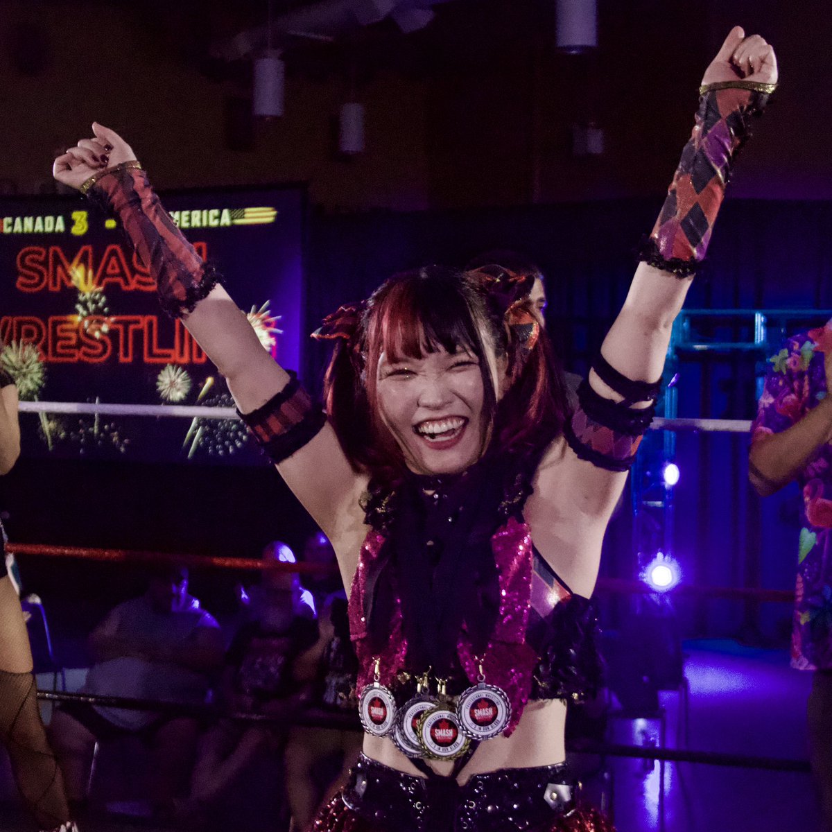 smashwrestling's tweet image. GIVE MAKI ITOH ALL OF THE MEDALS!

#ThisIsSmash #CANUSAClassic #CANUSA
