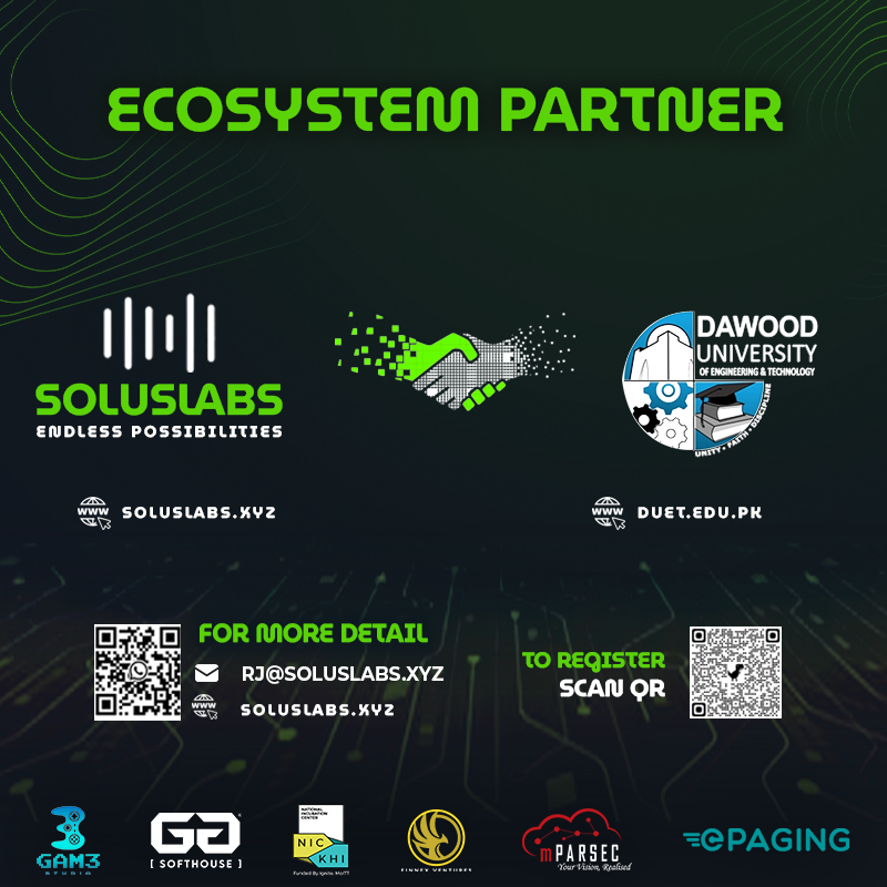 SolusLabsVC's tweet photo. 📷 Exciting Announcement! 📷

We are pleased to welcome @DawoodUETKhi 
Dawood University of Engineering and Technology in Solus Labs Hackfest 2023 SouthEast Asia.

#incubation #startups #fundraising #Web3Startup #Hackfest #IncubationProgram #Entrepreneurship #Web3Revolution https://t.co/HXUUtbfUKS