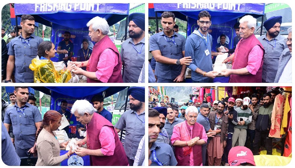 shah_Shakir_011's tweet photo. #ShriAmarnathJiYatra is making significant contribution to #tourism, employment generation and #revenue. Human spirit soaring to great heights, #cultural_diversity, #communal_harmony is being strengthened and J&amp;K is emerging as a symbol of modern and eternal.
@OfficeOfLGJandK https://t.co/usrJvOF8XJ