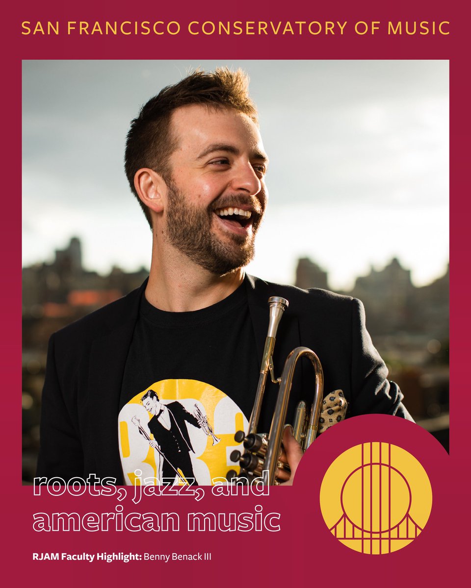 bbjazziii's tweet photo. Excited to join the @SFConservMusic faculty this year teaching trumpet & voice! Join me at the amazing #rjam program in San Fran! 🎶 https://t.co/FlXlUfnhOr