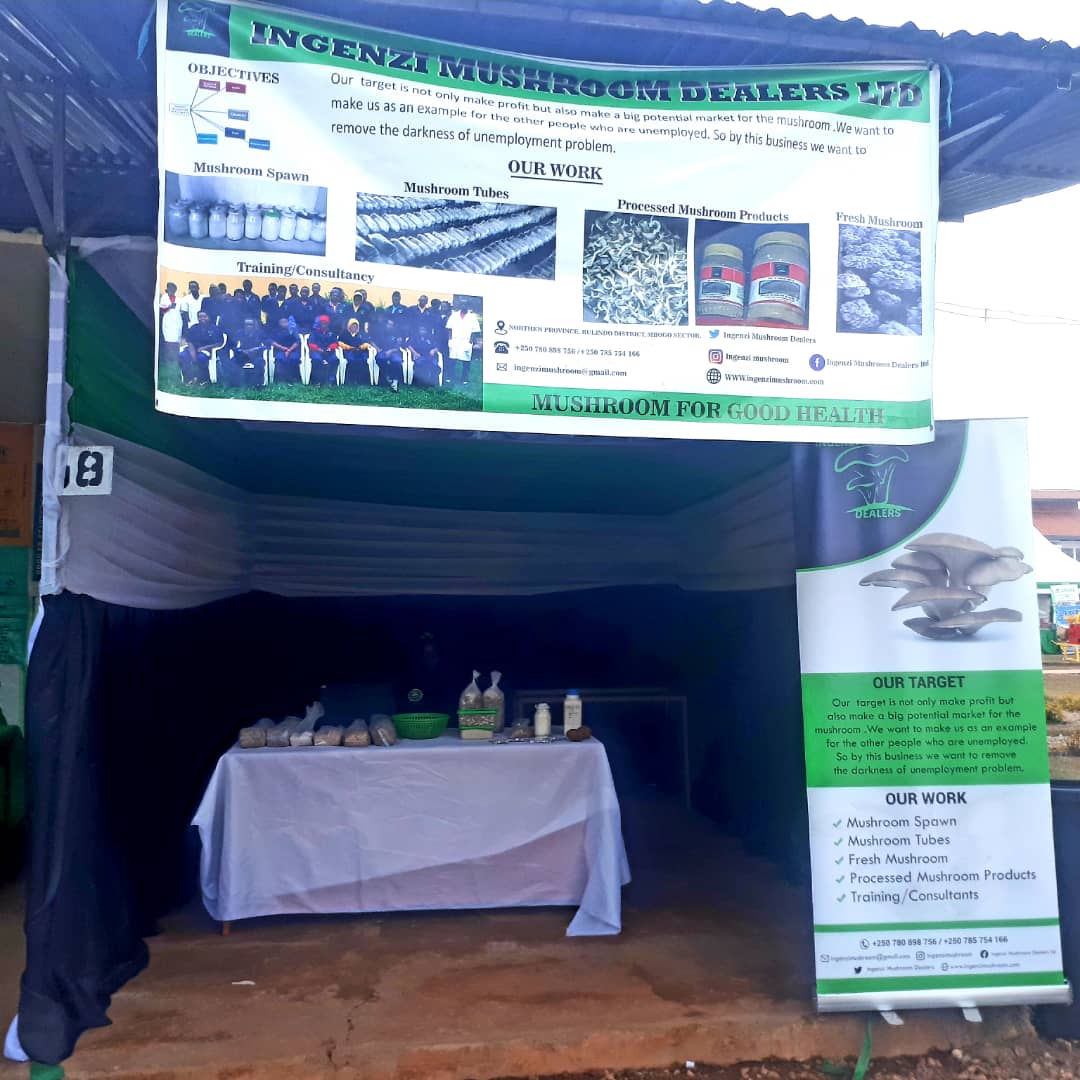 #RwandaAgrishow2023 at mulindi, Visit us at our stand to learn about the opportunities in mushroom farming