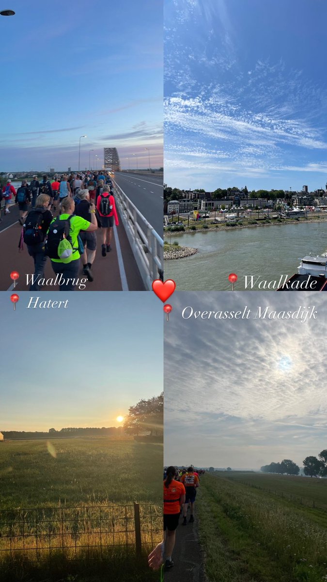 Tammie1808's tweet image. Nijmegen en omgeving. ❤️ #4D23 #WalkoftheWorld #Vierdaagse #Nijmegen