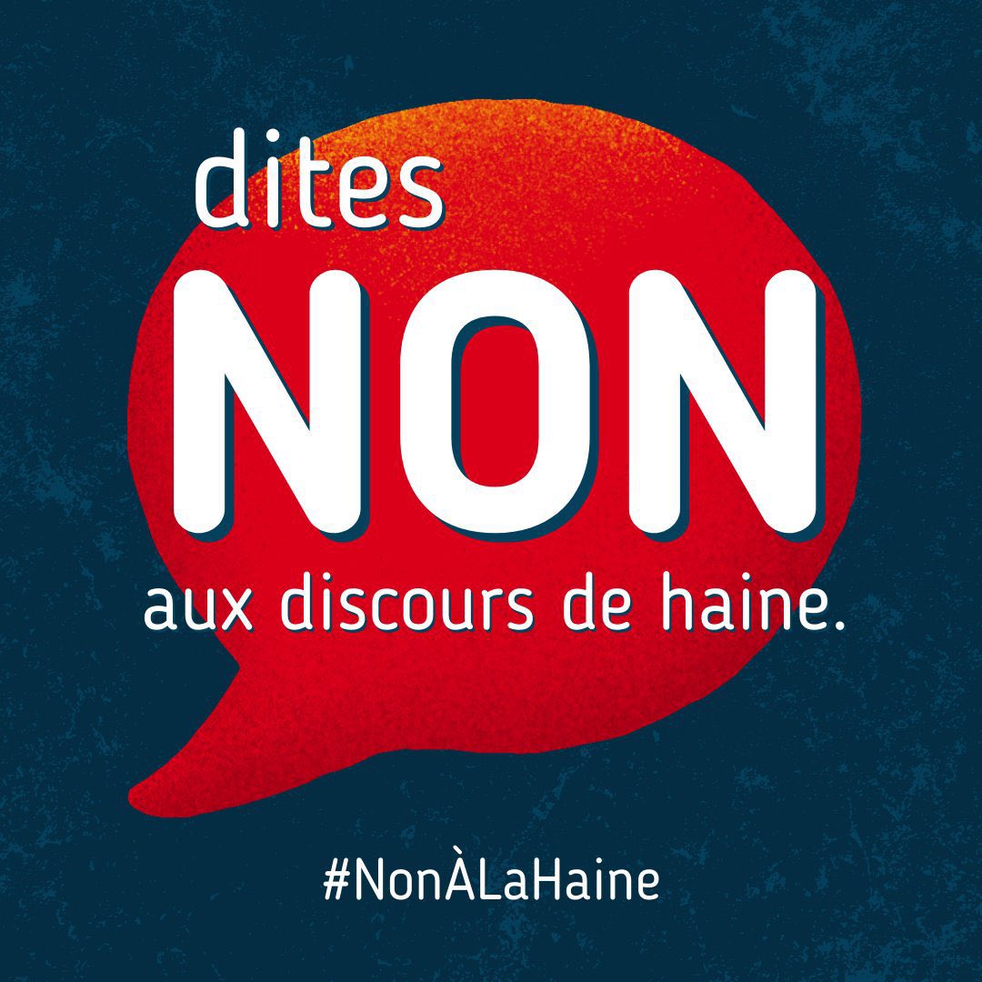 ONU_fr's tweet photo. Chacune &amp; chacun d’entre nous peut agir pour dire #NonÀLaHaine :

💗 Faire circuler des messages de tolérance 
💗 Soutenir les personnes ciblées 
💗 Dénoncer les discours de haine sur les réseaux sociaux 

Faites de vos flux sociaux une zone sans haine ! https://t.co/kF9KpVFg6Y https://t.co/XFHdhqNeg9