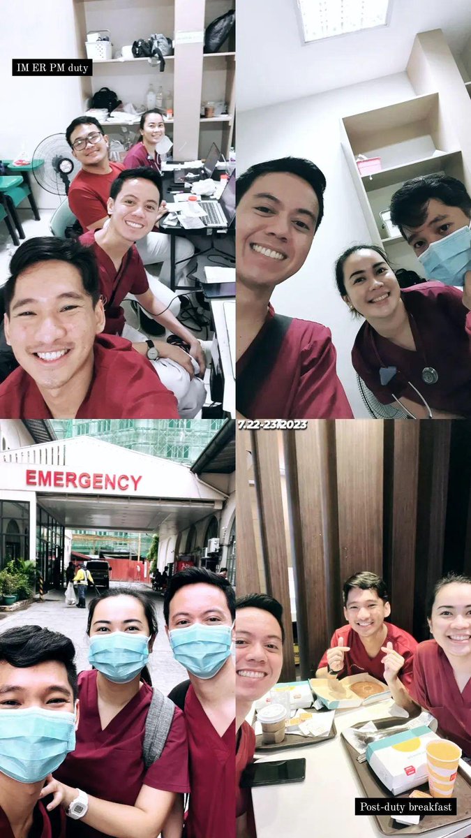 IM ER night duty, then post-duty breakfast. 😄

Less than a week left before bidding goodbye to our PGIs, and then I'm the only one left from my OG block. 🥺 #JemternshipDiaries Day 318/365