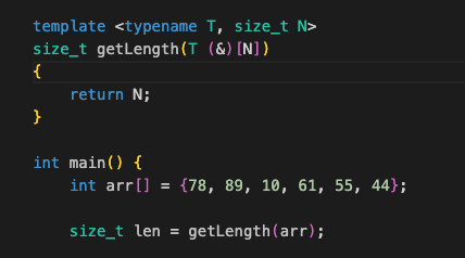 thisPtr's tweet image. C++ Template Question: A Generic Template Function to Get the size of array in C++.  Do you find any problem in this? Will you prefer this over: `sizeof(arr) / sizeof(arr[0])`?
#cpp #cppsfact #programminghelp #programmer #Coding #CODE #developer #developers #100DaysOfCode