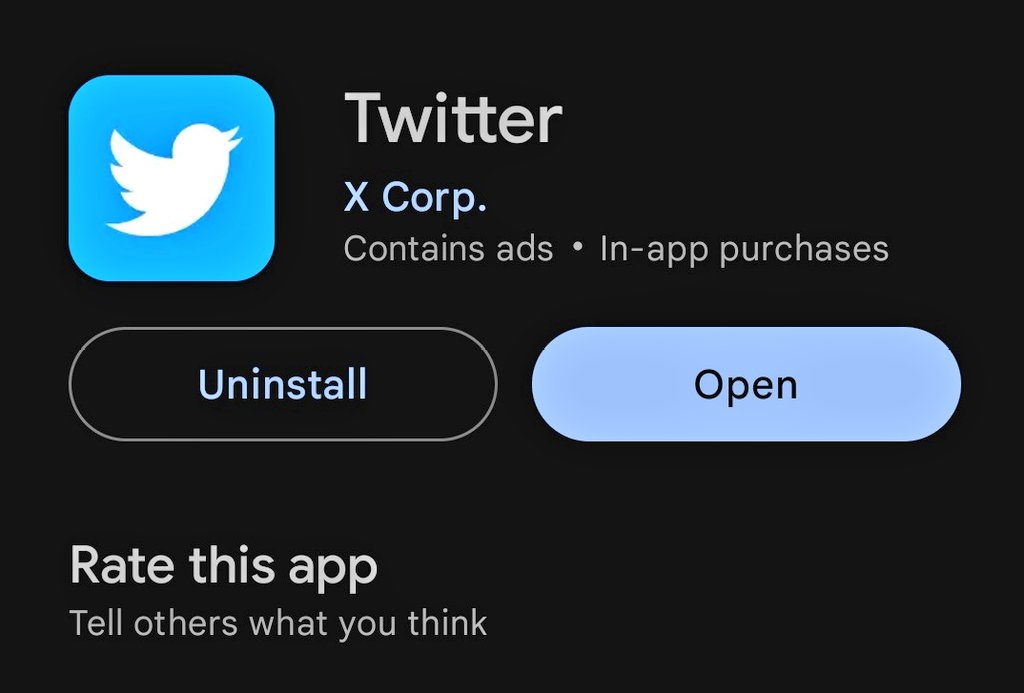 AviralSri67's tweet photo. Twitter's new Name (Owned by X Corp. @elonmusk 

#TwitterLogo #X #TwitterX https://t.co/Qgo4z24GfH