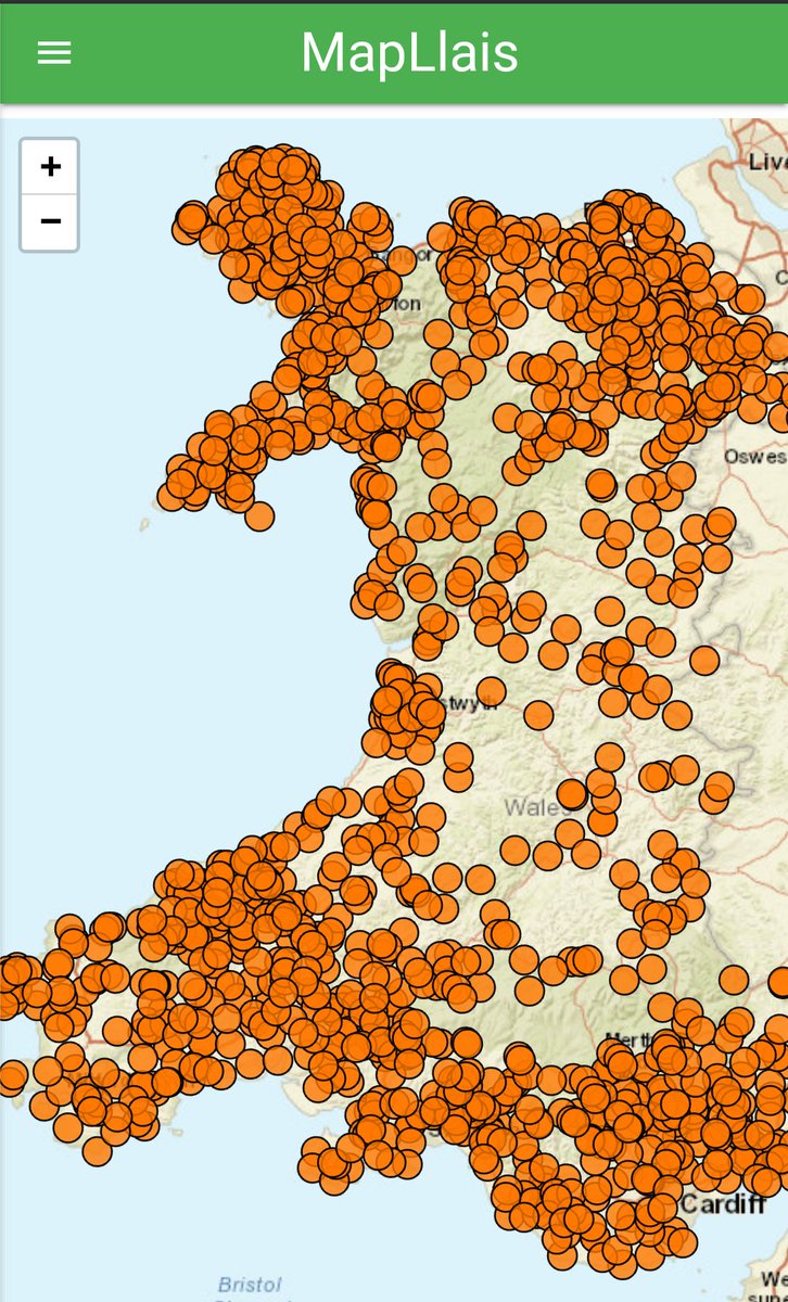 Visiting #Wales this summer? MapLlais (voice map) can help you with placename pronounciation. Just click on a point and listen 😁 mapiau.cymru/mapiau/MapLlai…