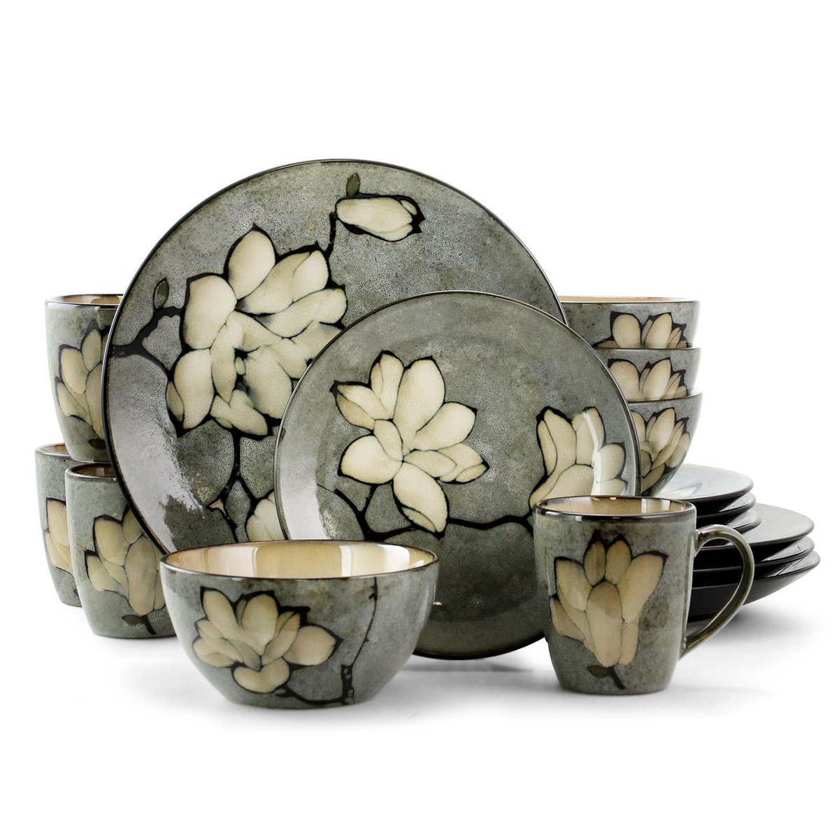 🍽️ Elevate your table with Gibson Elite Dakari 16 Piece Stoneware Dinnerware Set in Grey! 🍽️

✨ Unique floral design 🌸🌿 🎉 Perfect for all occasions 🥂 🎨 Artistic appeal 🍴
🛒 Only $74.09! 👉 kitchenncollection.com/products/view/…
#GibsonElite #DinnerwareSet #TabletopDecor 🍽️