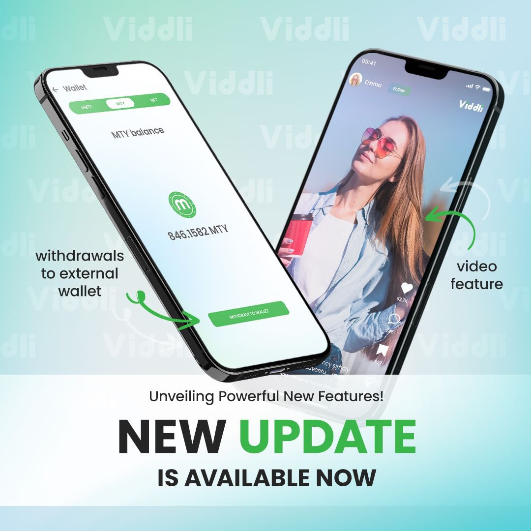 ViddliFR's tweet photo. La nouvelle MAJ est là 😍😍

Viens découvrir @ViddliApp et toutes ces nouvelles fonctions ! 

Deviens créateur de contenu, agrandis ta communauté et accumule notre $MTY pour récupérer ta part du gâteau ! 🤑🤑

iOS: https://t.co/HOvOoKjOjf
Android: https://t.co/h8NVpFUAG8 https://t.co/Q0tXBJ47mT