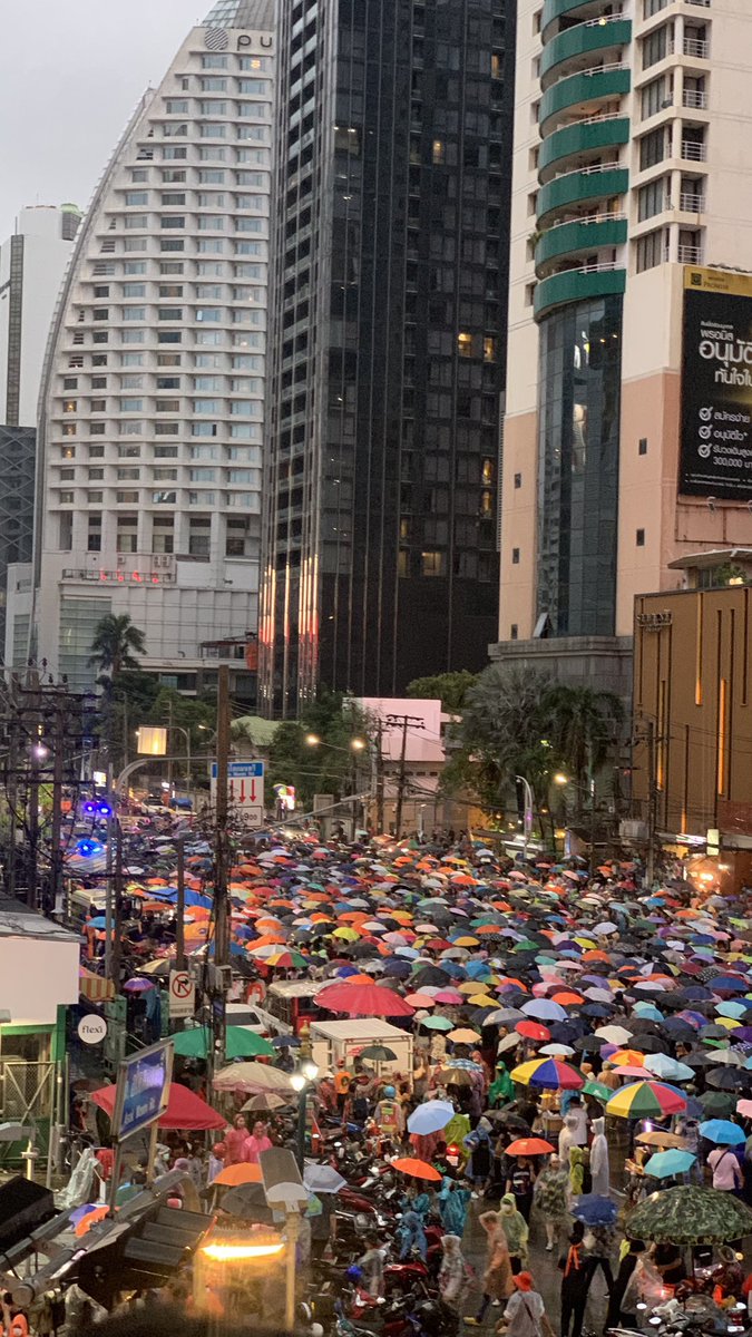 The protest against the junta-appointed senators in Bangkok, Thailand today.

#ม็อบ23กรกฎา66