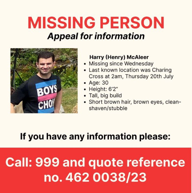 London pals! Missing friend of a friend - can we spread the word please? 

Details and photo below -