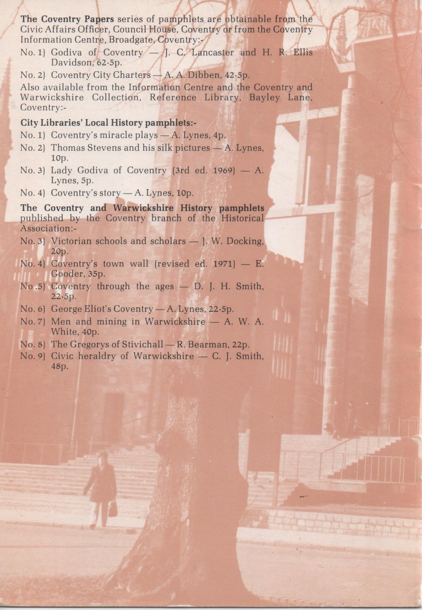 I will scan the inner pages but a lovely little leaflet from the "original" 1976 cross opening. #Coventry <a href="/HerbertCurators/">Herbert Collections</a> <a href="/visit_coventry/">Visit Coventry</a> <a href="/covdig/">Coventry Digital</a>