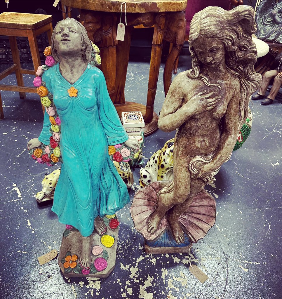 Glorious garden statues from unit 228. Lots more can be found from various dealers around the centre and outside in the reclamation yard. #gardensofinstagram #gardenstatues #statues #exteriordecor #summertime #outdoorliving #astraantiquescentre #hemswell #lincolnshire