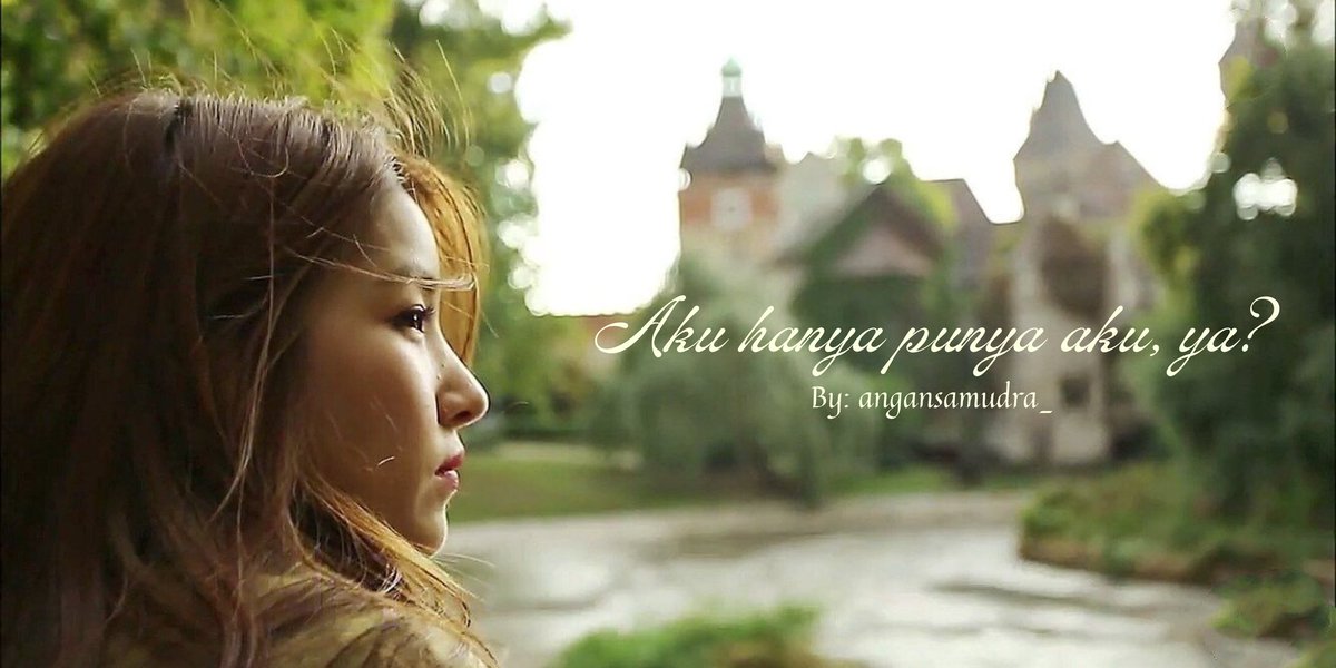 Aku hanya punya aku, ya?

"Abang, aku juga capek, minta peluknya boleh?"

—hendery au