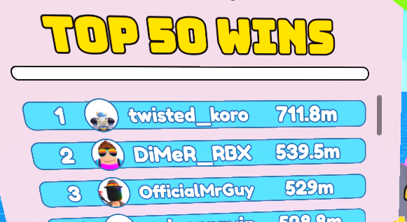 Has anybody else been playing <a href="/ArmWrestleSim/">Arm Wrestle Simulator</a>? Wow, there's been some great updates! Mr Guy has been barely holding  on to 3rd place. 

We have a gift to share with friends. All the working codes. RT if you have friends that play. These help a lot. Enjoy!  
200m
axel
boost
enchant