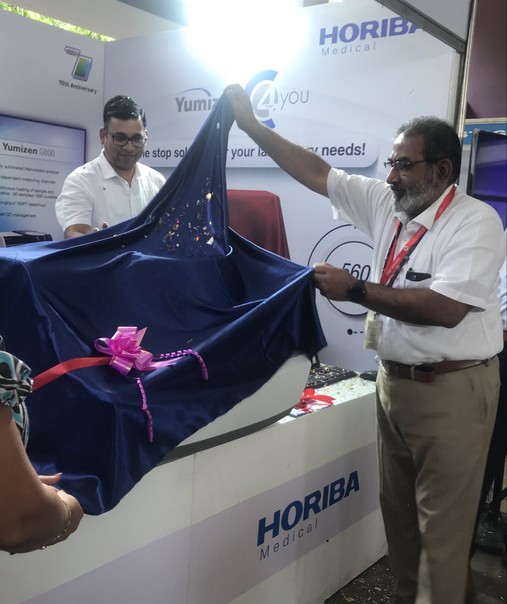 horibaindiapvt's tweet photo. It was an amazing experience at #TAPCON 2023 in CMC Vellore.
Our sincere gratitude to Dr Sukesh Nair, Dr Joy Mammen and Dr Dolly Daniel for being a part of the launch program of fully automated hemostasis analyzer "Yumizen G800" at HORIBA Medical stall.
#HORIBA #HORIBAMedical https://t.co/lcvIpA57DI