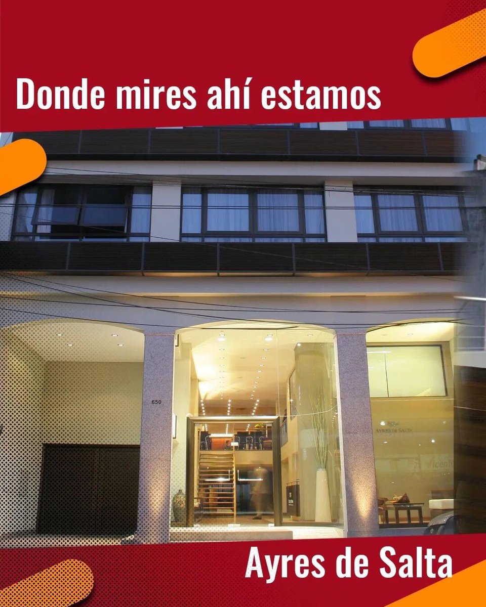 malterterrada's tweet photo. Cerámica del Norte construyó el Hotel @ayresdesaltaok 

Contamos con una histórica capacidad constructiva, llevamos mas de 125.000 M2 construidos y 1225 unidades entregadas. 
Siempre de la mano del mejor sistema constructivo 🧱🏘🏢 

POR ESO "DONDE MIRES AHÍ ESTAMOS". https://t.co/iIUAC2IHiI