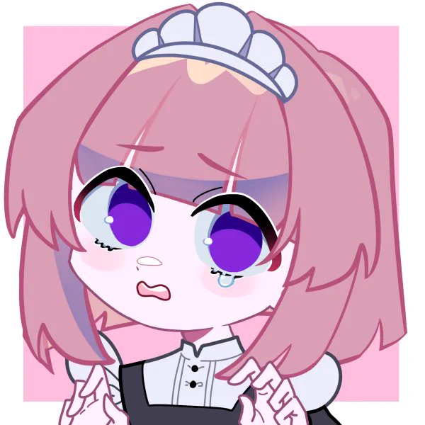 Picrewの「ACCOON PLANET」でつくったよ!  #Picrew #ACCOON_PLANET  メイドとチャイナの小エビちゃん