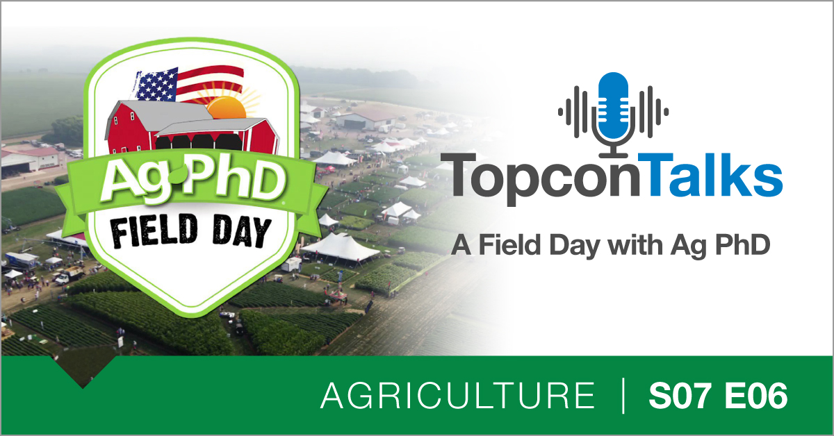 topconag's tweet photo. In this #podcast episode, Glenn Herz of Ag PhD and Abe Eubank of Topcon preview this week's Ag PhD Field Day on July 27! We hope you can join us to enjoy equipment, plots, tents, food, education, and entertainment! Β https://t.co/piMlRixhIs
#agphdfieldday #agphd https://t.co/hBLyfAE6ih