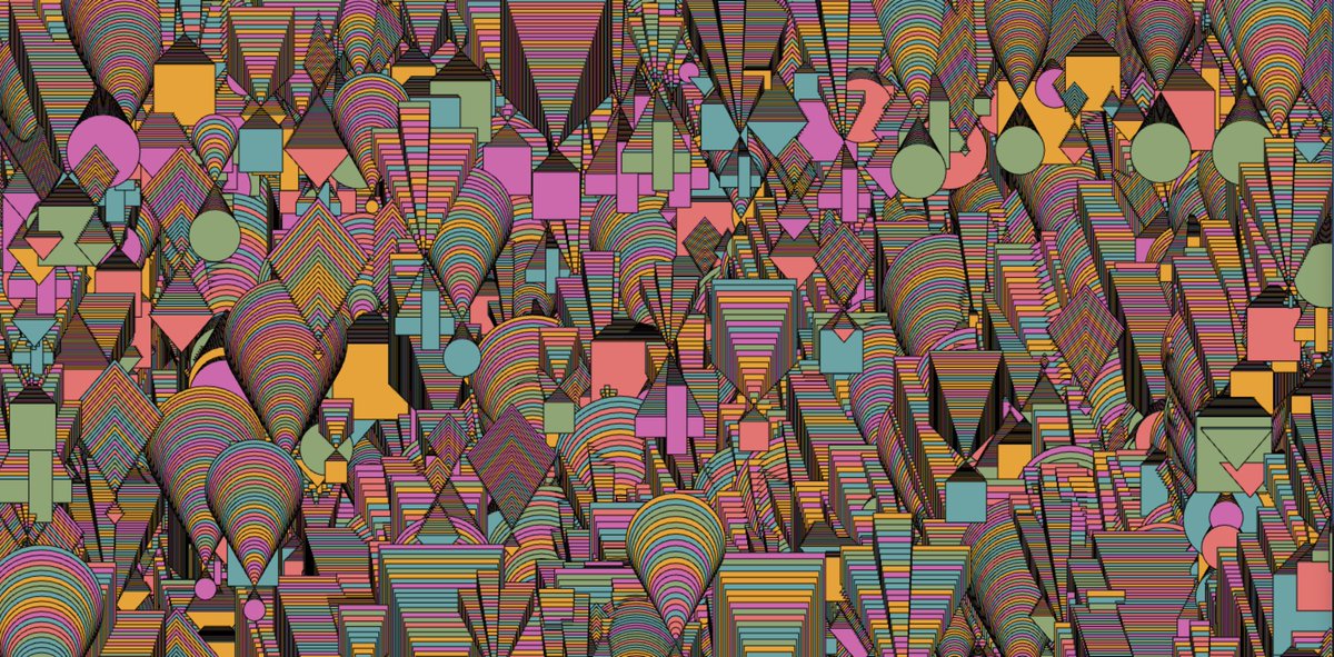 candypixelxxx's tweet image. CPCPCPOZ:testcode sample:ID 2
#codingart #p5js
#generatedart #effectart
#abstractart #effectdesign
#japaneseart #abstractart #japaneseglitchart #glitchart #nft
#nftartwork #motiongraphics #motiondesign #abstraction
#experimental #artdesign #gscmproject