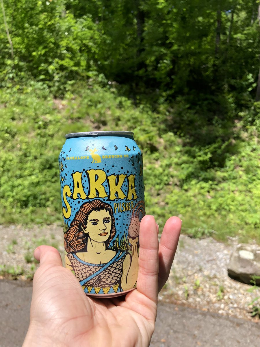 Sunny weather calls for Sarka Pilsner! ☀️ A balanced blend of sweet biscuity malt and noble hops, this beer is perfect to enjoy with friends. Its beautiful golden yellow color is inviting in itself but the real prize is in the glass 🍻

Find it near you ➡️ jackalopebrew.com/beerfinder