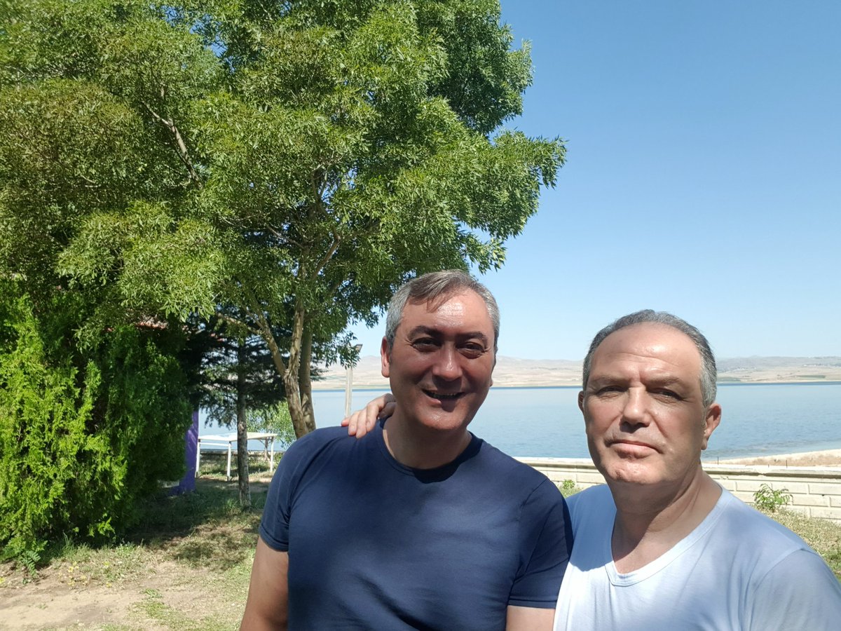 Kıymetli dostum A Suphan Yaşar ile Hirfanlı Barajı ziyaretimiz.