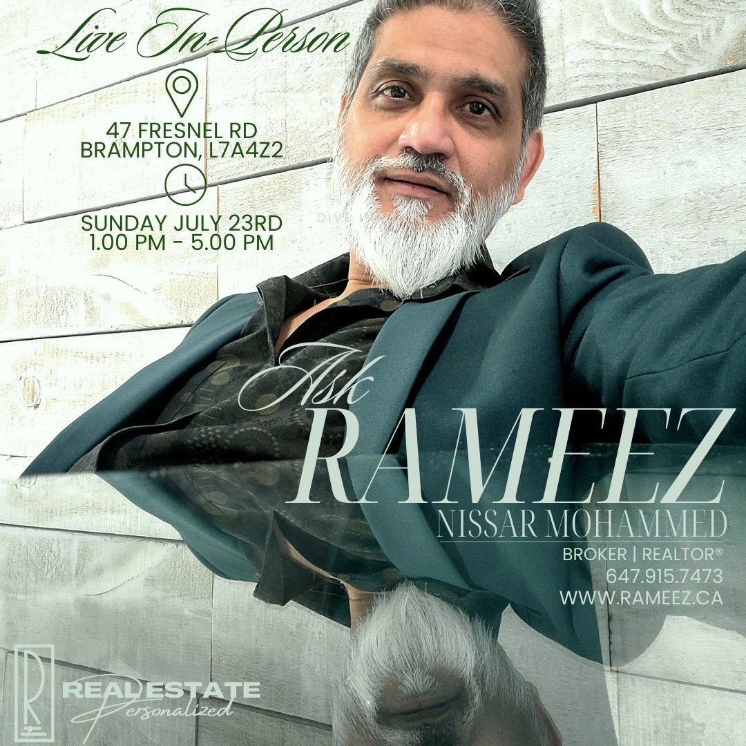 IsmiRameez's tweet photo. OPEN HOUSE CONTINUES
JULY 23, 1PM-5PM
47 Fresnel Rd, Brampton
Ask Rameez @ 647-915-7473 
#forsalehouse #forsalehome #forsale #forsalebrampton #homesforsale #gtahomes #forsaletoronto #homedecor #housetour #homedesign ##hometour #housedesign https://t.co/lLFXG8ZZ6Y