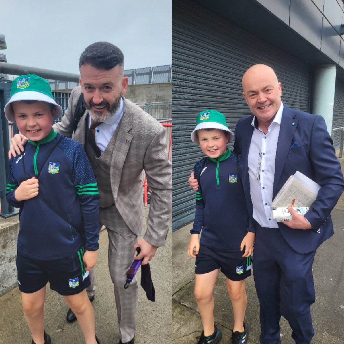 donallynch77's tweet photo. First All Ireland for my son Owen, and look you he met on the way in #fanwall @DaloAnto @NCWGAA @DonalOgC https://t.co/w0sRMUpPD4