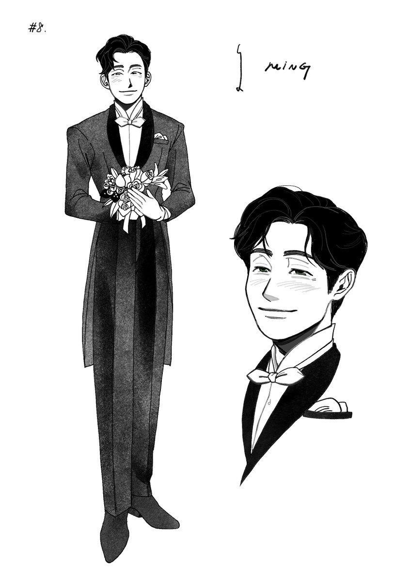 오스카 단테 웨딩룩(극히 사심)...