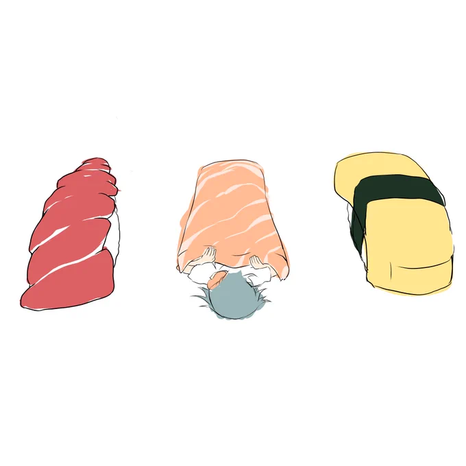Tシャツのデザイン考えてた時に珍しくボツにしたイラスト(ラフ)。構図がありきたりに感じたんですよね一次創作は特にアイデア考える段階がすごく大事な気がします!人と違うこと考えるには世の中にアイデアが溢れてて大変ですね 