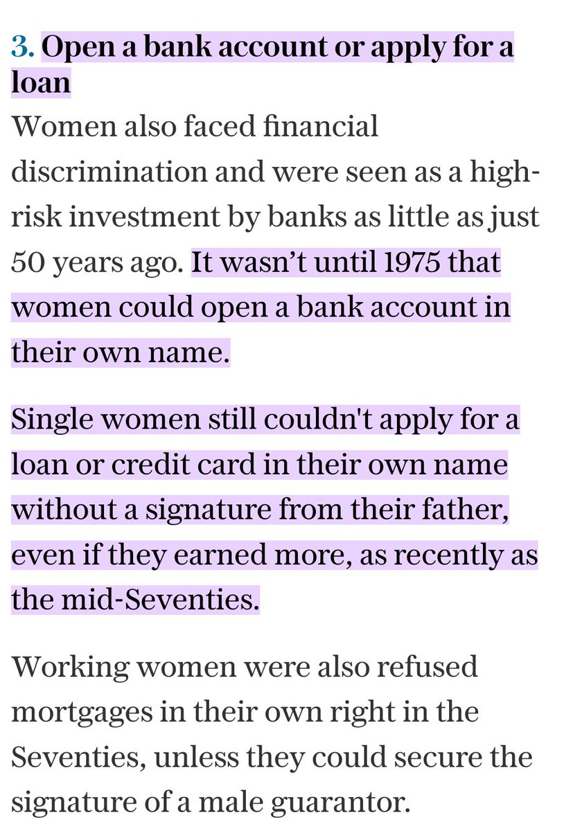 @WASPI_2018 @WASPI_Campaign #1950swomen #WASPI We had to fight for #equality throughout our lives! We weren't allowed bankaccs/mortgages until 1975 without being married , to a man! We must get #fairandfastcompensation #ombudsman I don't think it's taken into account enough !