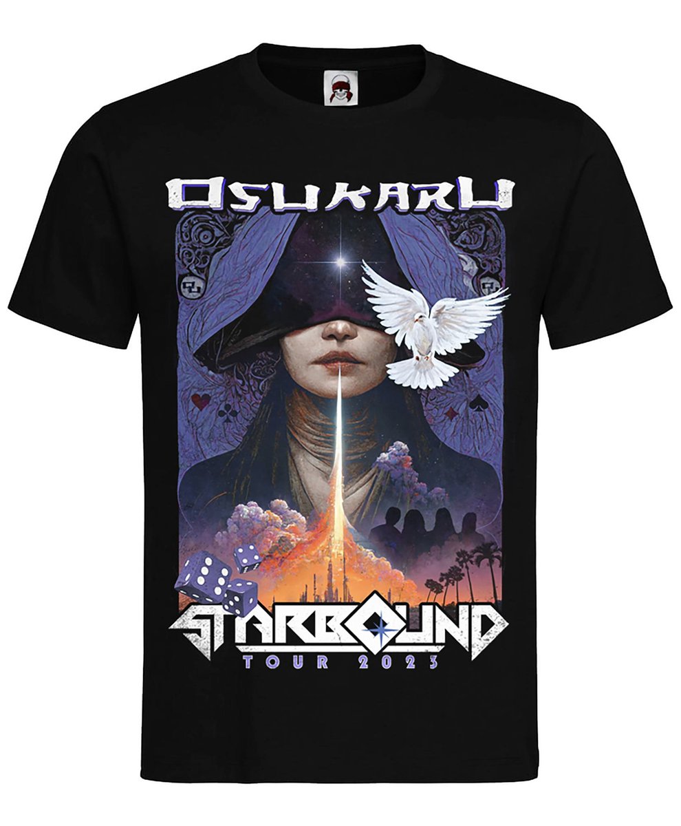 Osukaru_band's tweet photo. We can finally offer the #STARBOUND tour #merch in our web shop, and for 25% off your purchase at that! As a matter of fact, EVERYTHING in our shop is 25% off until Aug 31st with the code "Summer23".

SHOP: https://t.co/8GKAhB6Qqz

Very limited stock so get yours while it's hot! https://t.co/oYLKZkgTqC