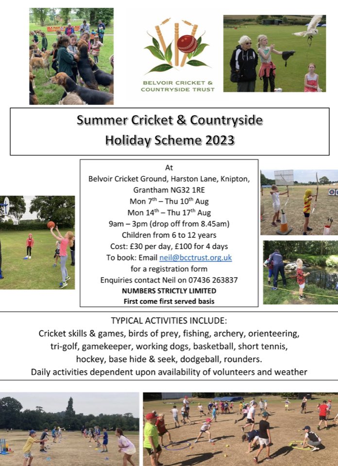 A great opportunity for children to have some social time in readiness for the new academic year #countrysidefun
#funwithfriends
@MeltonBelvoir 
@MeltonBelvoir 
@leicestercofe @Rise_MAT @LRTSHub @LeicsEducation @LeicesterDbe @LeicesterHS @MeltonBC @MeltonSportHA