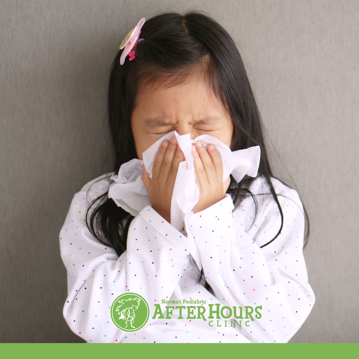 NormanPediatric's tweet photo. Parents, when your children get sick after hours, we are here for you. Norman Pediatric After Hours Clinic welcomes walk-ins for current NPA patients Monday through Thursday from 5 p.m. to 7 p.m. and Saturday and Sunday from 10 a.m. to 12 p.m. https://t.co/r6z7Mpk0r8