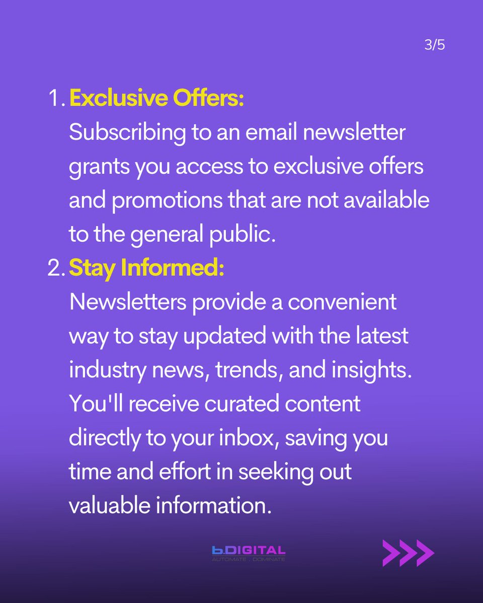 bridgette_boss's tweet photo. 🎯Email Newsletter Subscription is a win-win for both businesses and subscribers.📨 
For more tips and tricks follow me🫶

#EmailNewsletter #StayInformed #ExclusiveOffers #ValuableContent https://t.co/c2V841Jh9x