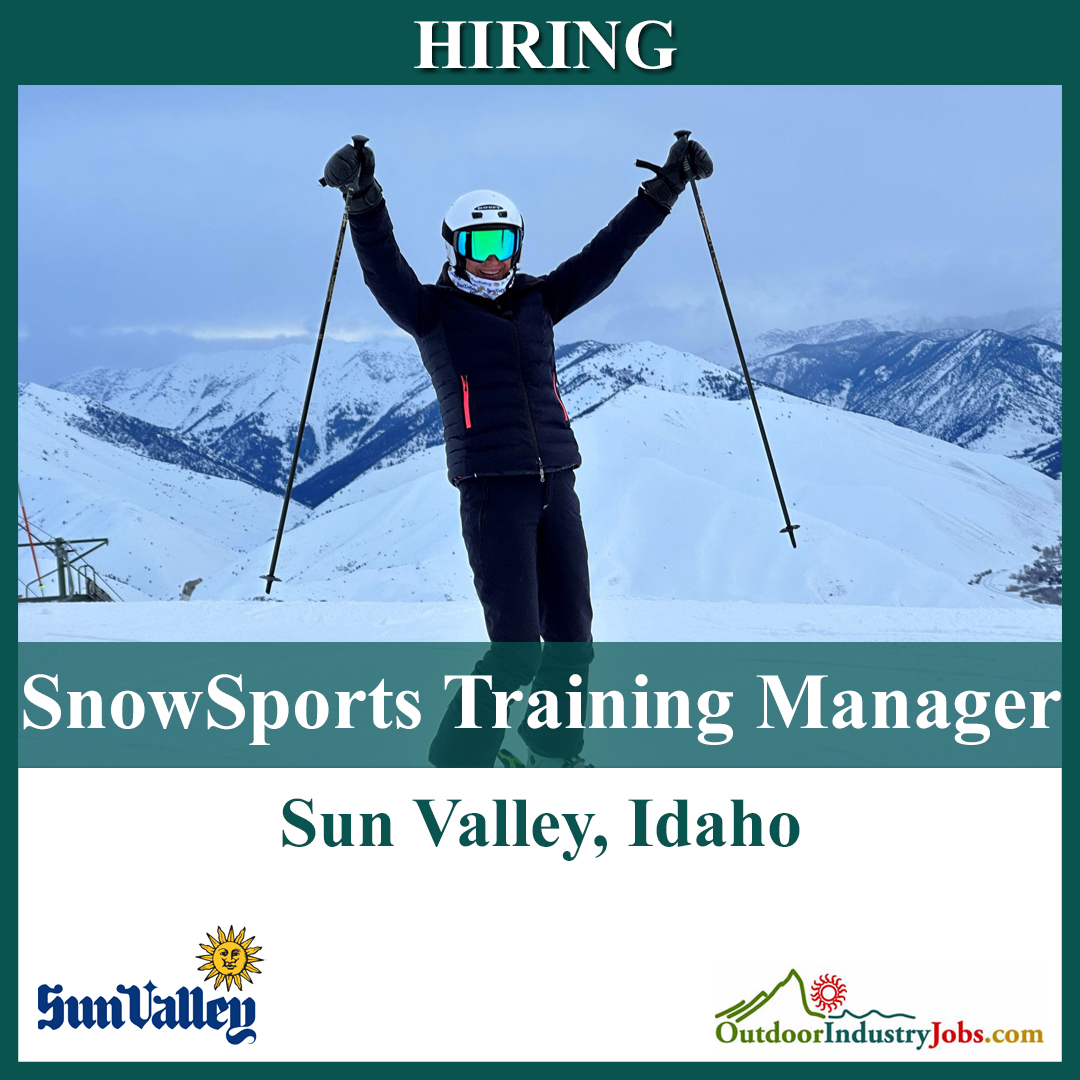 Sun Valley Resort is hiring a SnowSports Training Manager in Sun Valley, Idaho. Apply Here: myjob.fun/3JYIHfL #sunvalley #sunvalleystoke #OutdoorIndustry #OutdoorIndustryJobs #NowHiring #Job #JobSearch #OutdoorLifestyle #livefortheoutdoors #getoutsidemore #getoutside