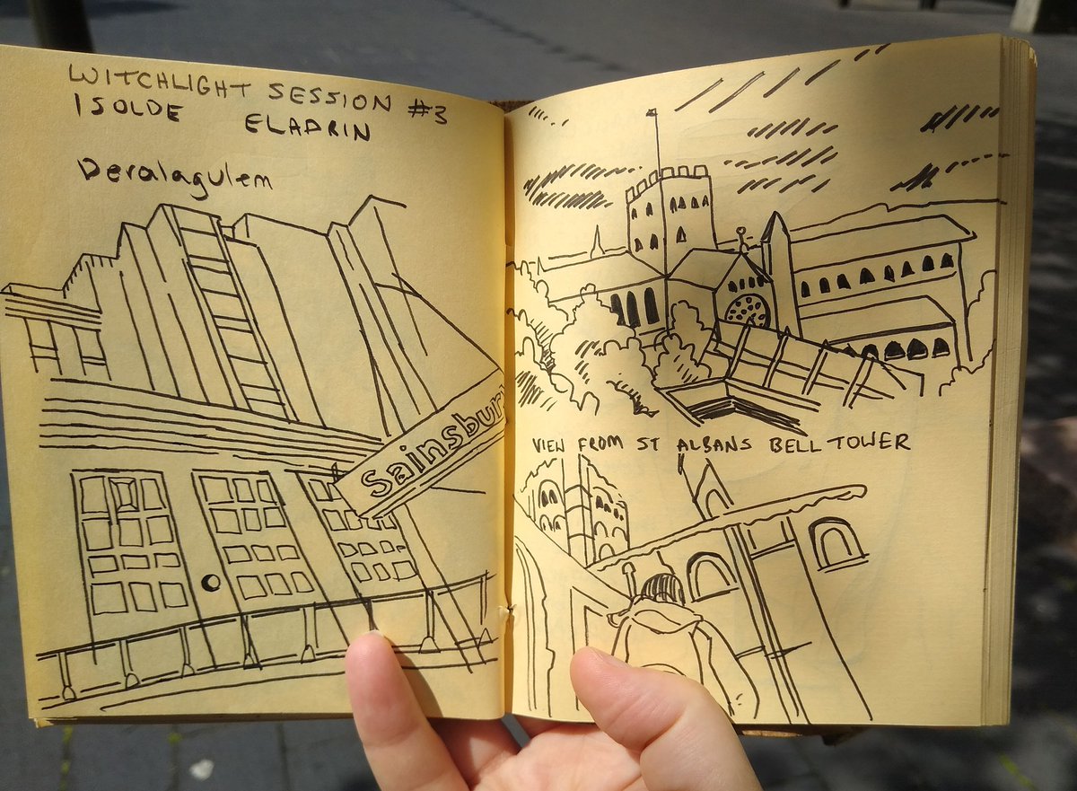 DandelionManage's tweet photo. Folkestone and St Alban's journal drawings in the sunlight. I'll need to cut some new paper for my journal soon! #art #ArtistOnTwitter #journal https://t.co/Gs6rQA0OrB